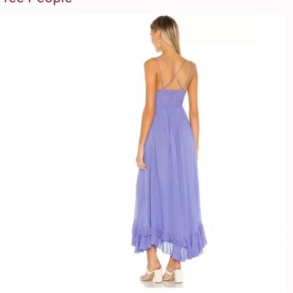 Free People Adella Maxi Slip Sapphire Periwinkle - Picture 2 of 9